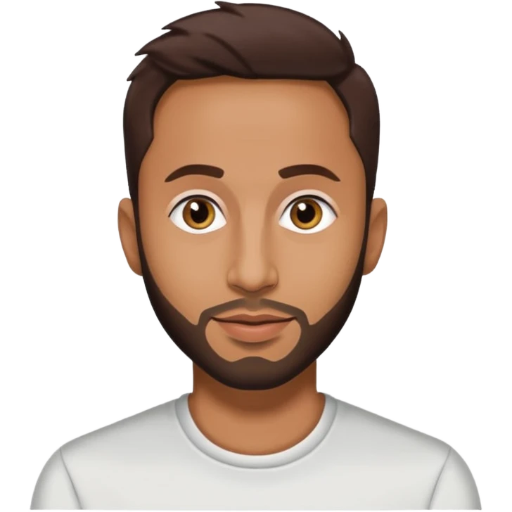 Anwar Jibawi dark brown hair emoji