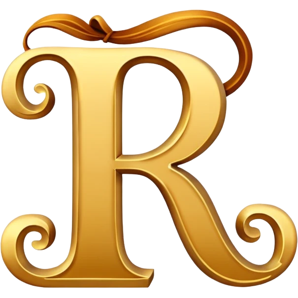 Styled letter R emoji