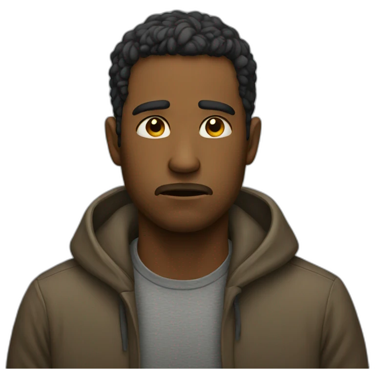 sad man emoji