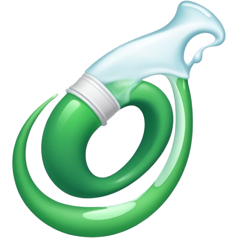 domestos bleach, green emoji