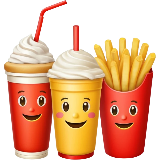 create emojis of mcdonalds emoji
