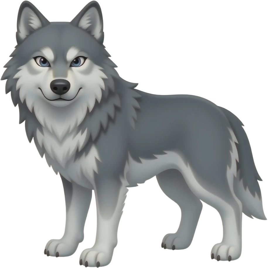 angry wolf emoji