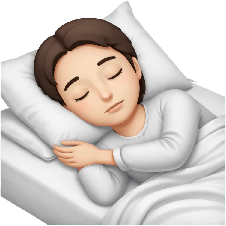 Person laying in bed  emoji
