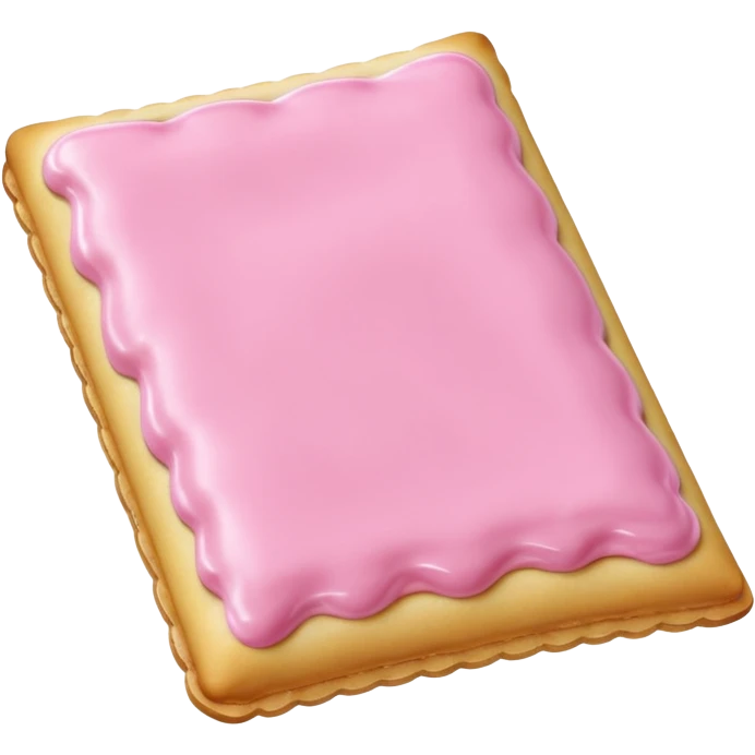 Pop tarts with pink icing emoji
