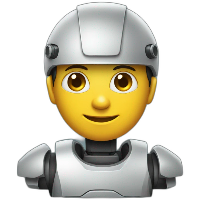 Robotic software engineer emoji