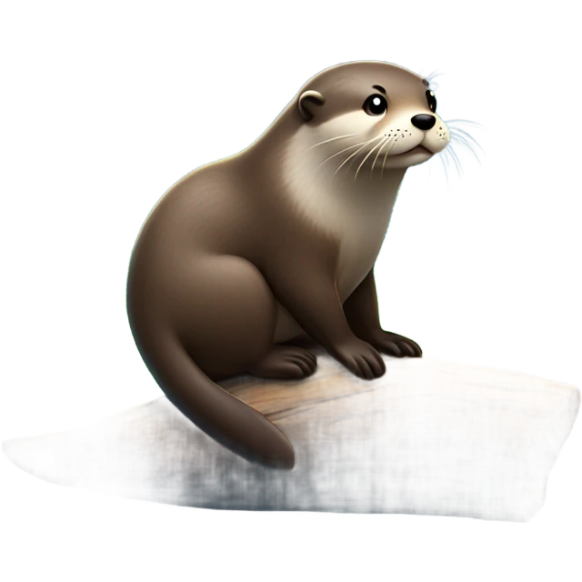 Otter watching fireworks  emoji