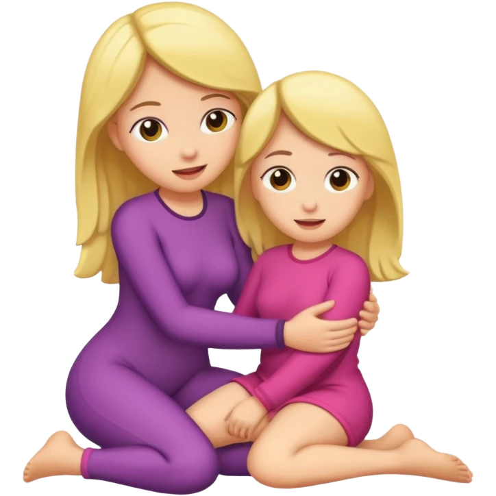 Sexual intercourse with female kid emoji