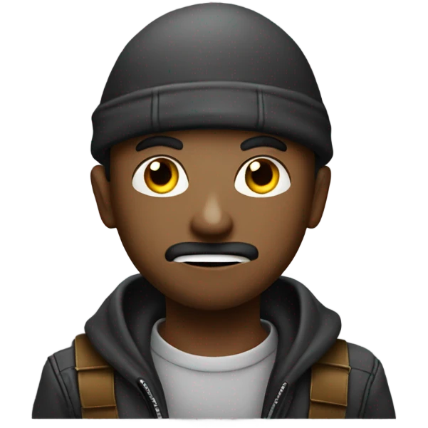A robber ￼ emoji