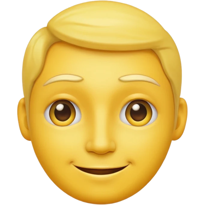 Side eye yellow face  emoji