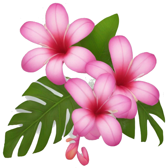 tropic flowers emoji