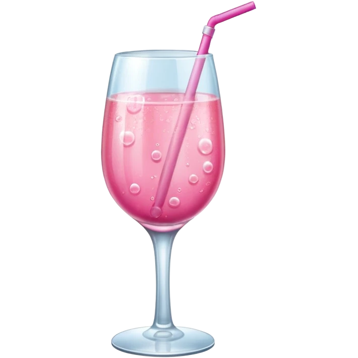 🍷alter emoji into pink drink  emoji