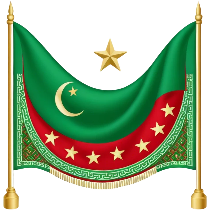 Turkman bayraği emoji