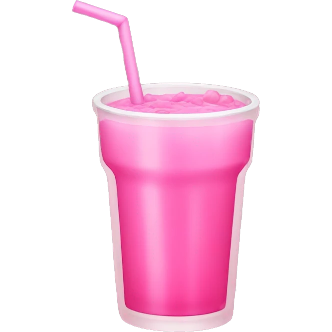 Pink drink emoji