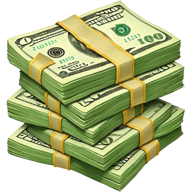 Falling value of the dollar emoji