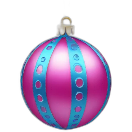 pink blue bauble emoji