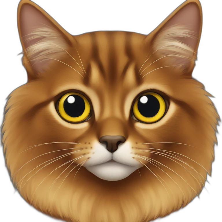 somali cat with judging eyes emoji