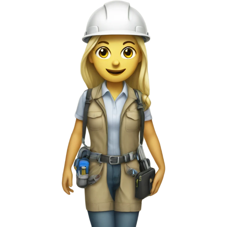 hi engineer girl emoji