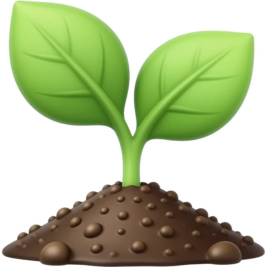 A small sprout emoji