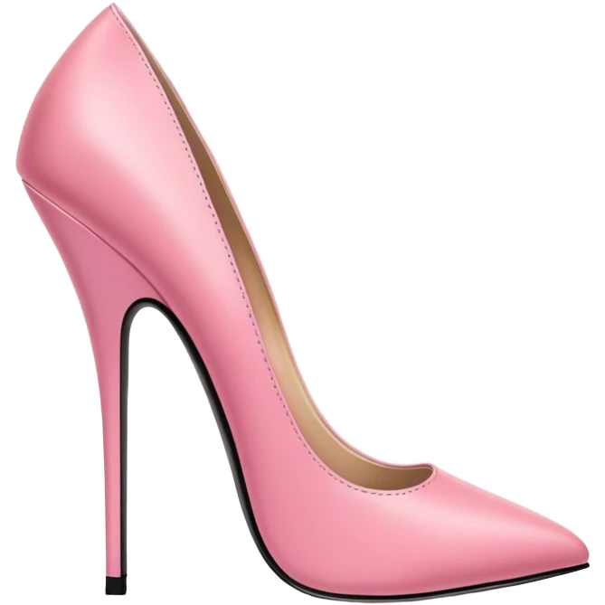 Pink heels emoji