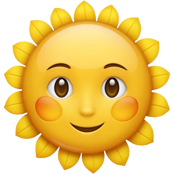 Juste un soleil normal, sans visage rien emoji