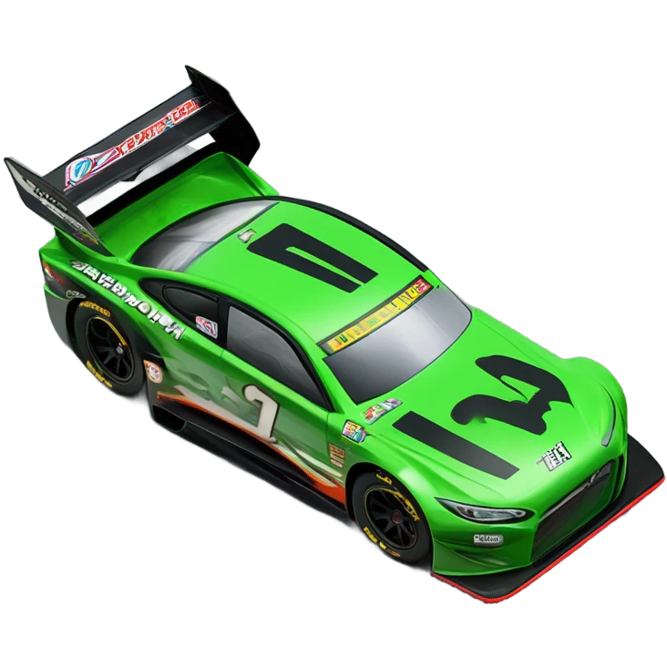 Kryptonite dirt modified race car  emoji