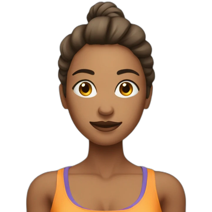 woman do musculation emoji