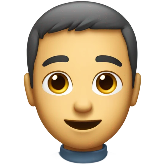 a calme face with showing hand  emoji