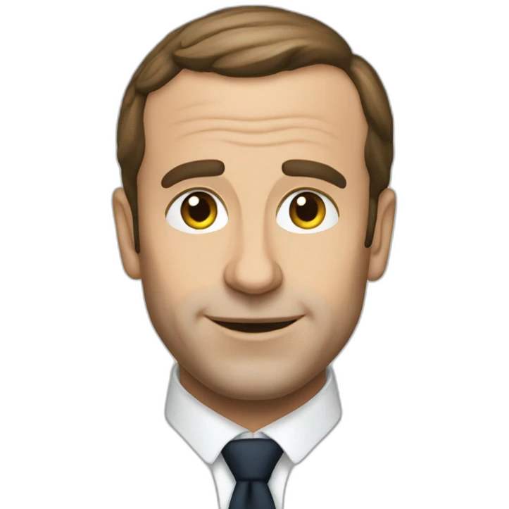 Macron bouré emoji