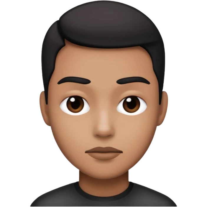 X latar black and white color emoji