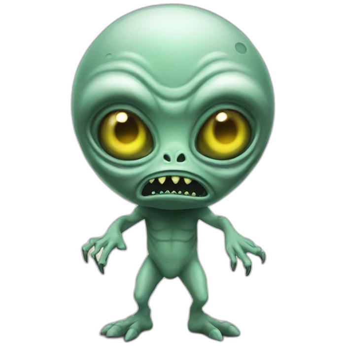 scary alien emoji
