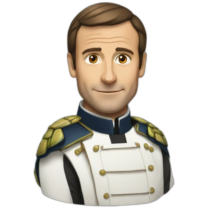 Macron sur tortue emoji
