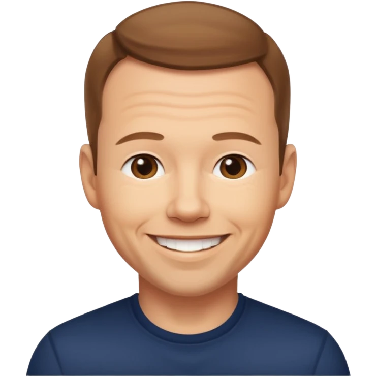 Donnie Wahlberg with light brown hair emoji