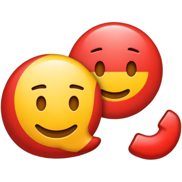 Сделай буквы ФК красного цвета, для emoji в телеграм. Шрифт comic san. Контур белый. emoji