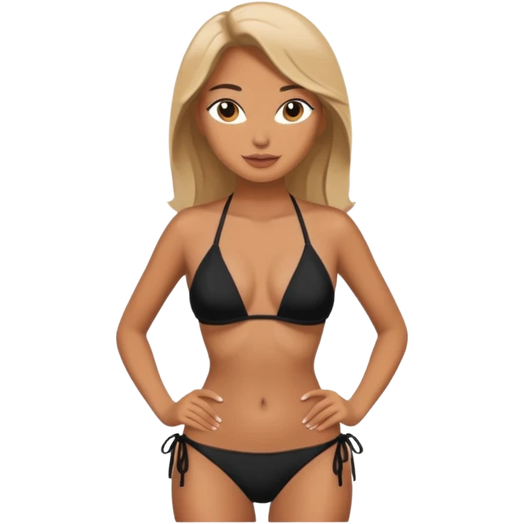 Super model in bathing suit  emoji