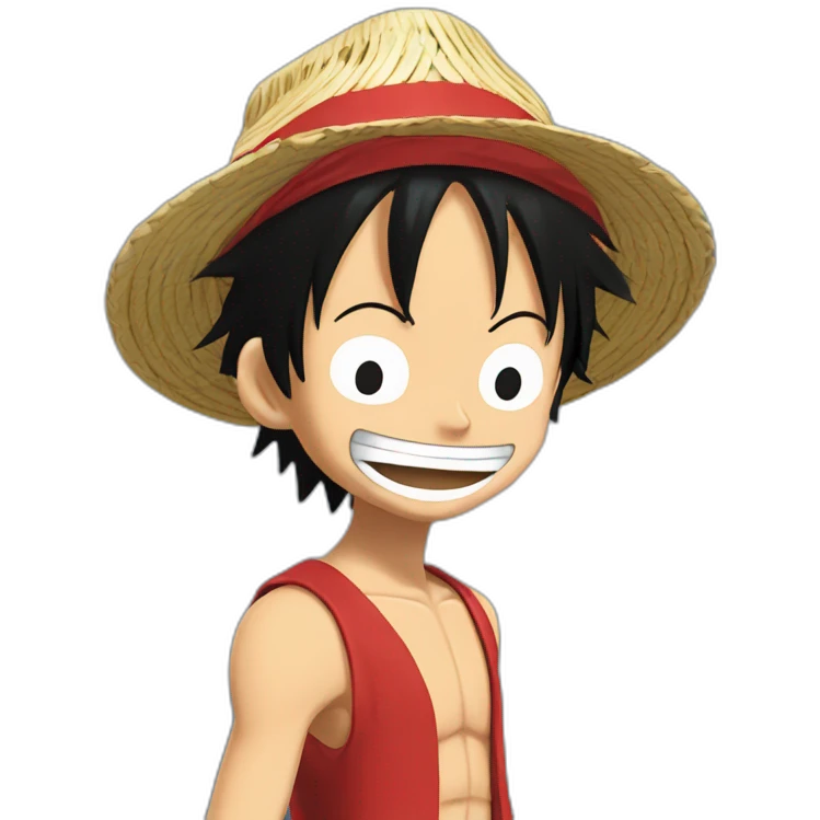 Monkey D luffy Dancing emoji