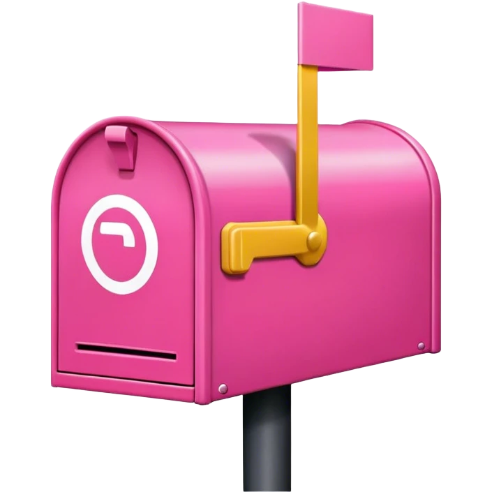 pink mailbox emoji