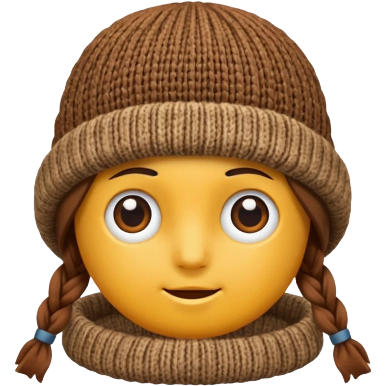 cloth hat, not knitted. Negative: character. emoji