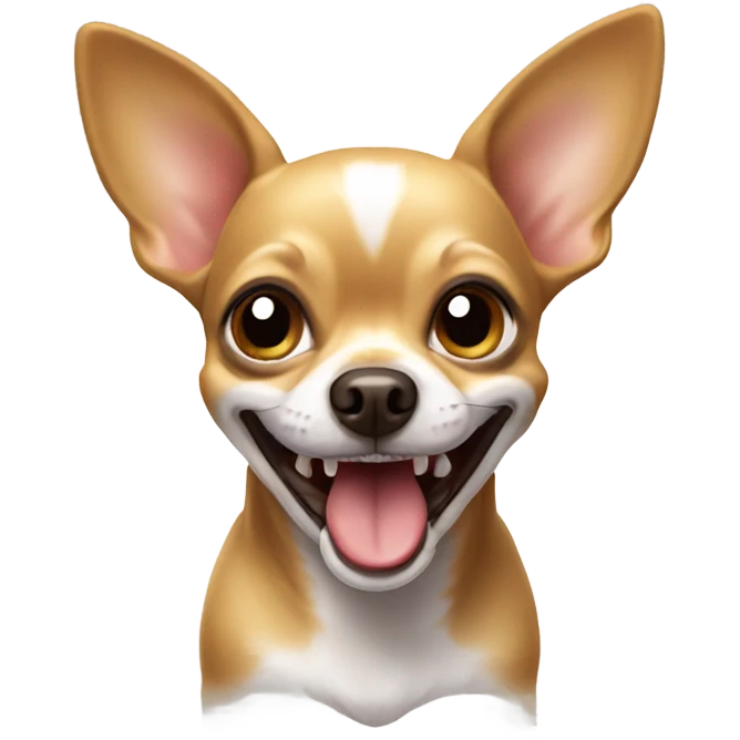 Chihuahua smile emoji