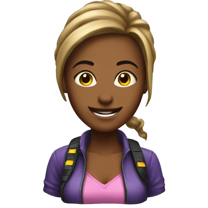 lady gamer happy emoji