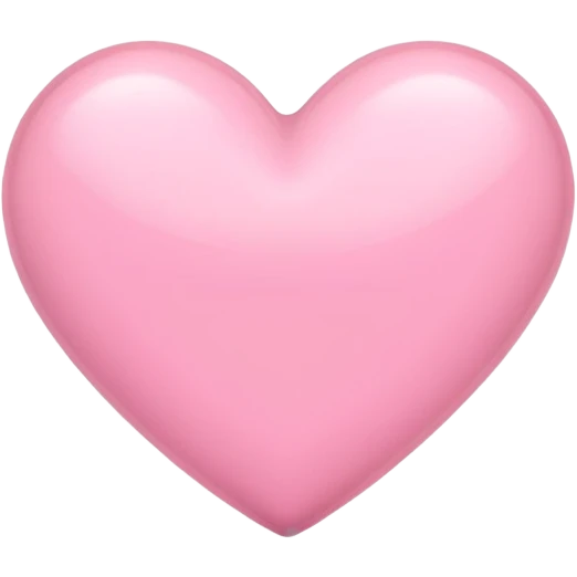 Baby pink heart emoji