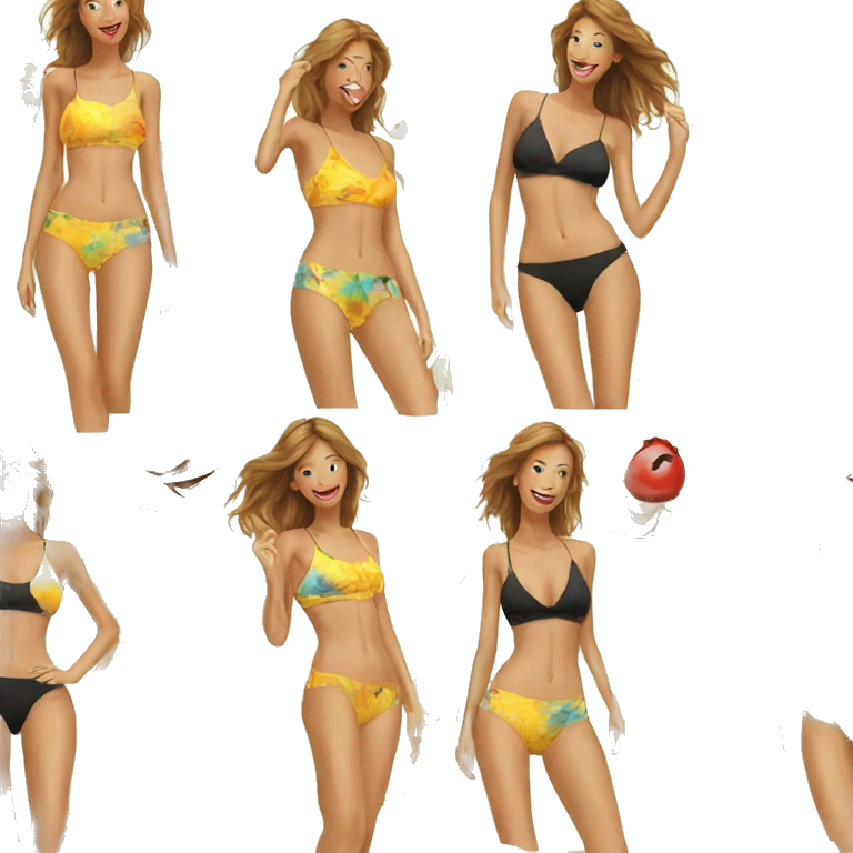 beach women top  emoji