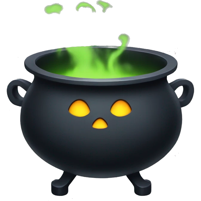 witch cauldron emoji