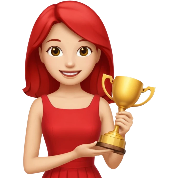 Red carpet winner emoji