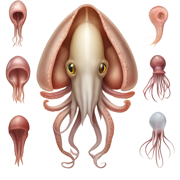 Squid organs  emoji