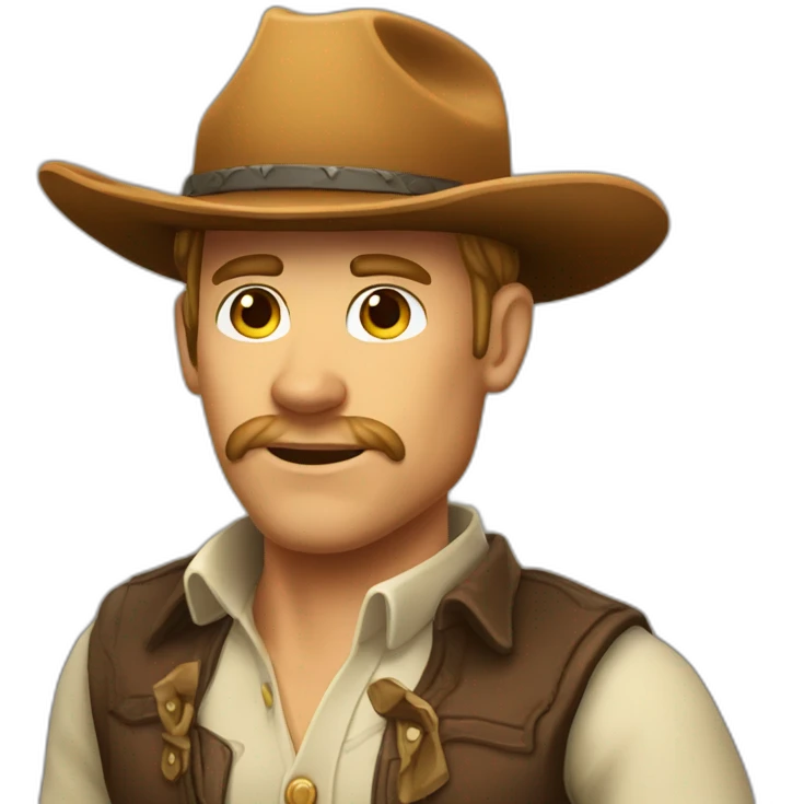 Cow-boy bourgeois  emoji