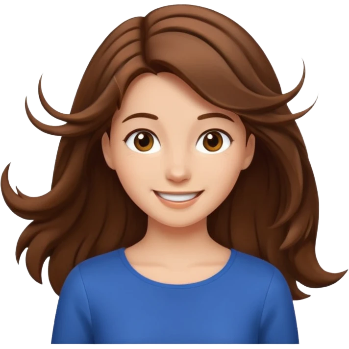 Girl flips hair emoji