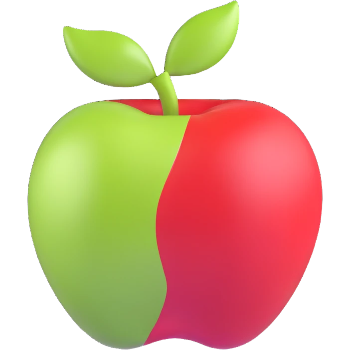 green apple emoji