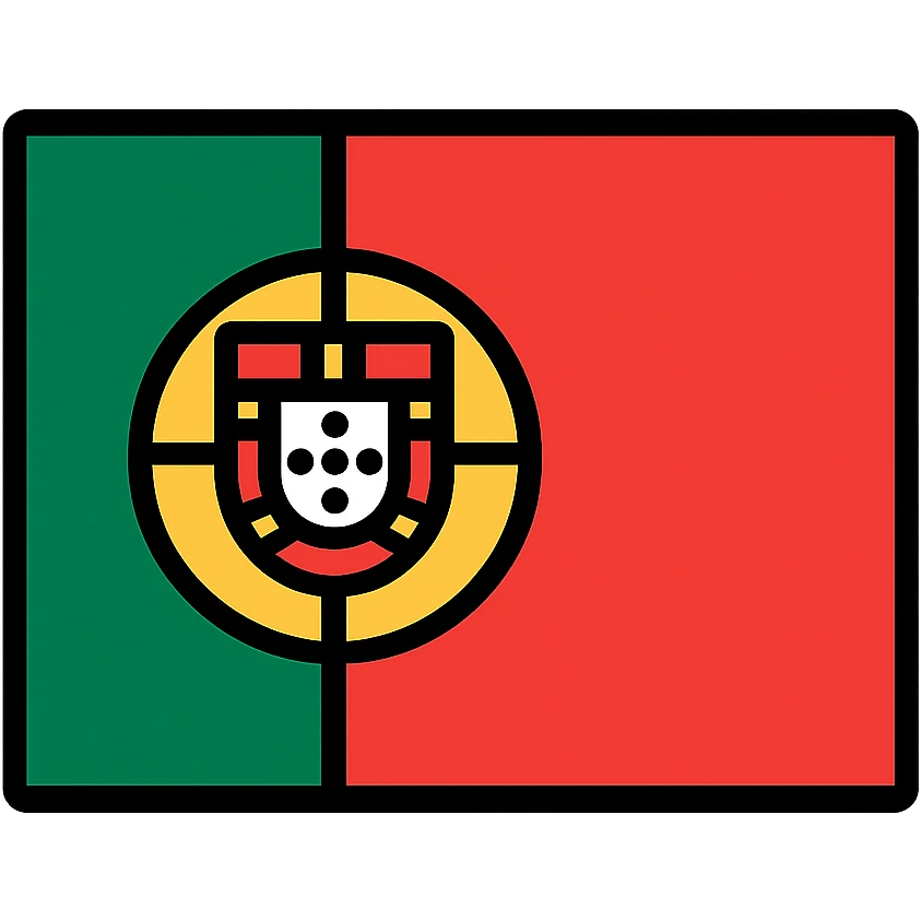 Portugal flag, simple icon style emoji
