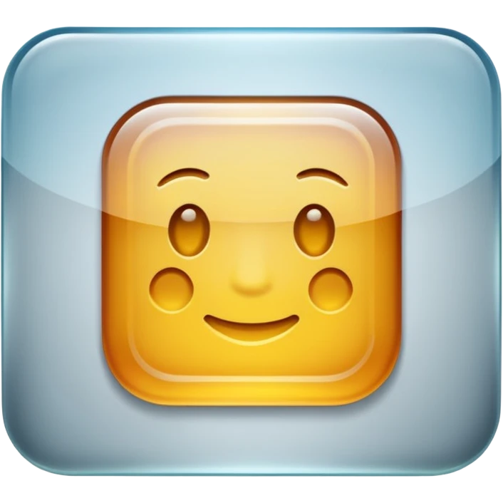 Rectangle glass emoji