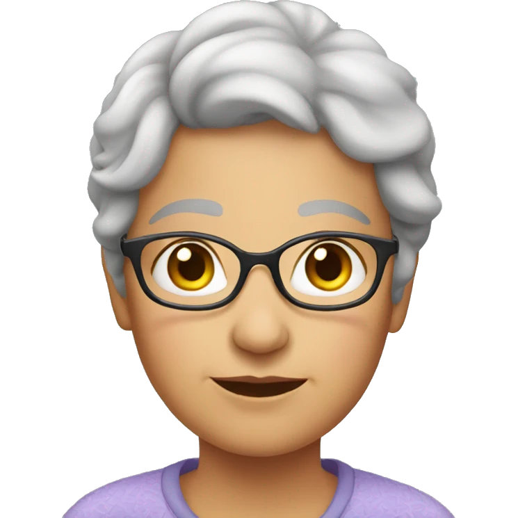 young grandma emoji
